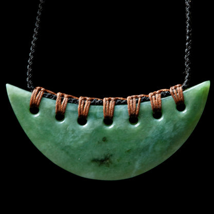 Pounamu Breast Plate by Conrad Henderson Pendant