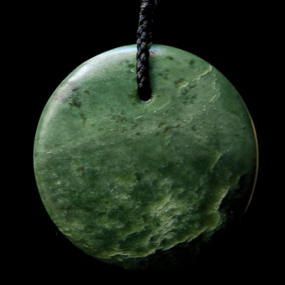 Pounamu Disc by Nick Balme Pendant