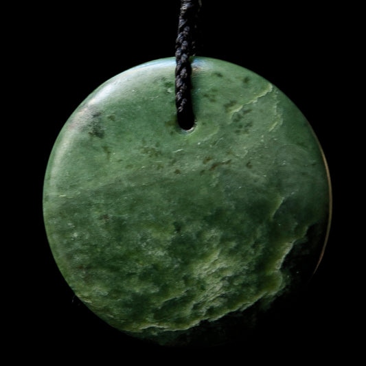 Pounamu Disc by Nick Balme Pendant
