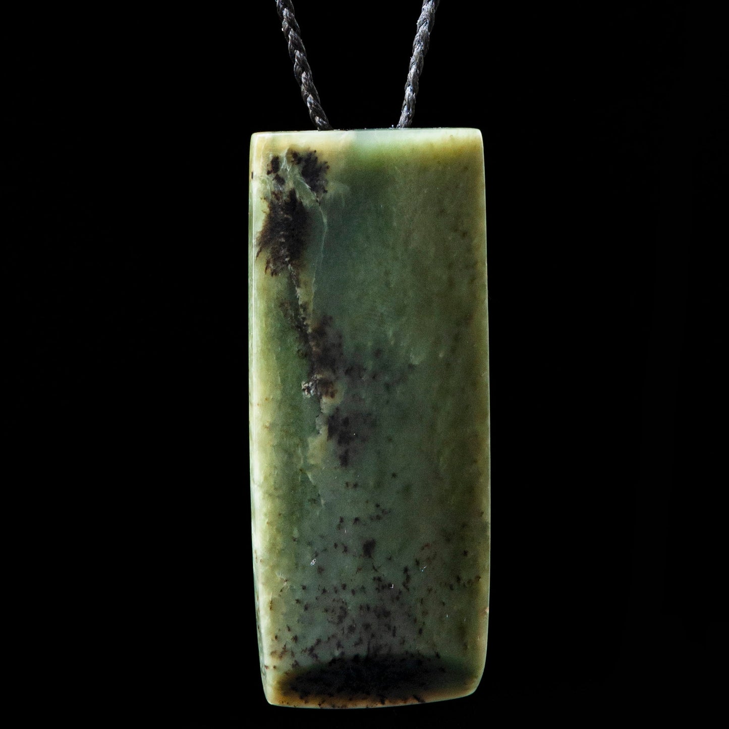 Flower Jade Toki by Madelyne Gourdin Pendant