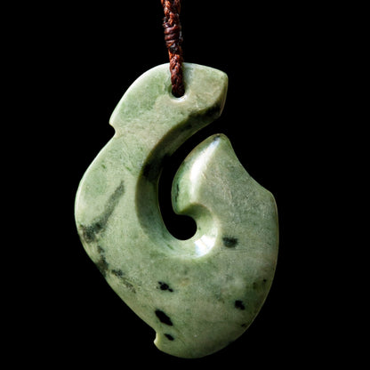 Pounamu Matau by Nick Balme Pendant