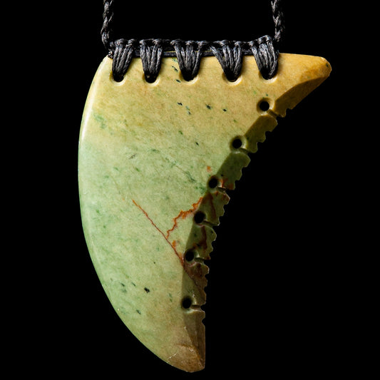 Large Flower Jade Rei-Niho by Alex Sands Pendant