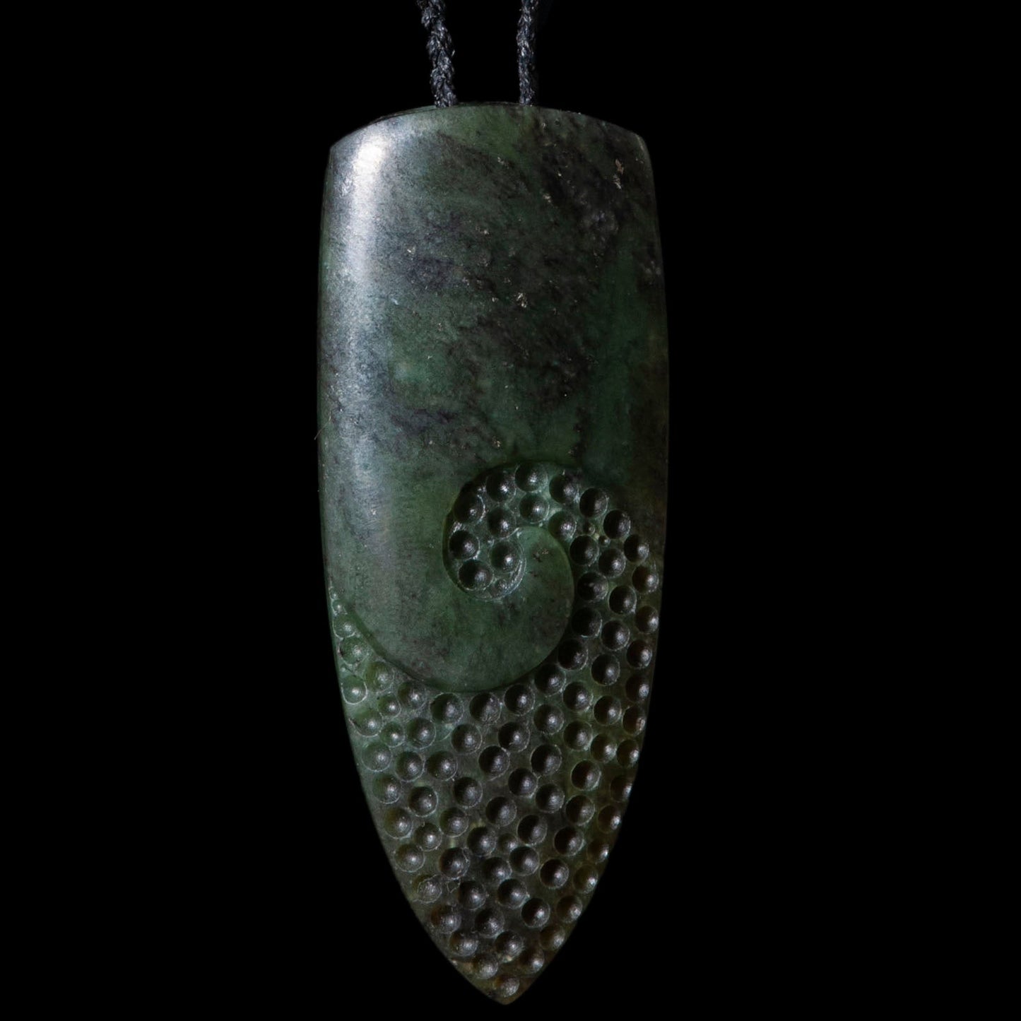 Engraved Koru Rei-Niho by Reagan Bregmen Pendant