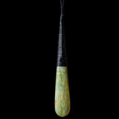 Bound Greenstone Drop by Reagan Bregmen Pendant
