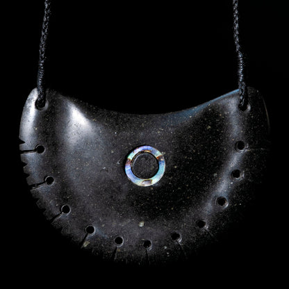 Onewa Notched and Bound Breast Plate Pendant
