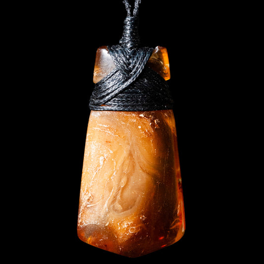 Kauri Amber Toki Pendant