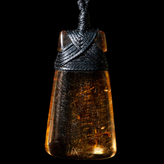 Kauri Amber Toki Pendant