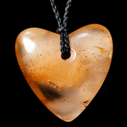 Kauri Amber Heart by Conrad Henderson Pendant