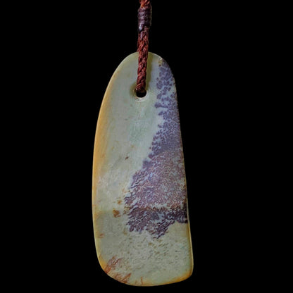 Pounamu Free Form Pendant by Nick Balme