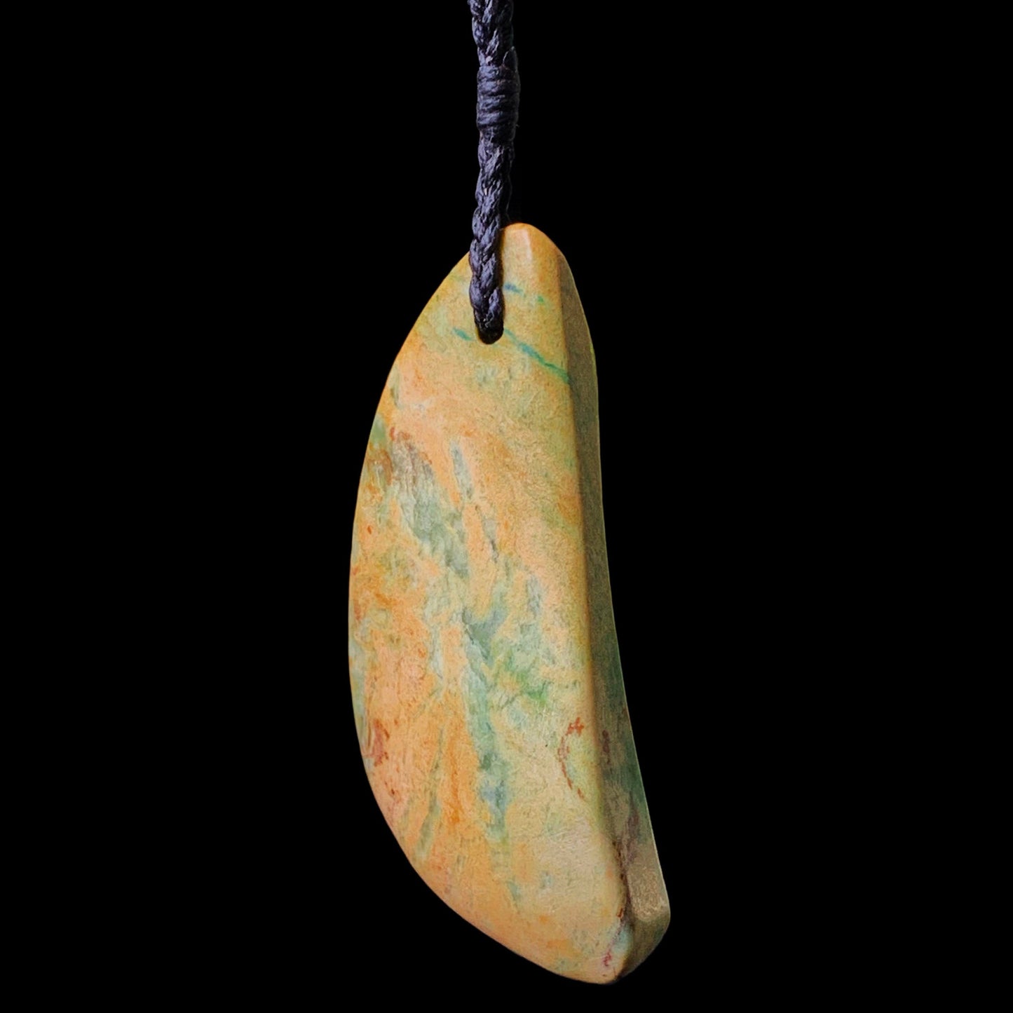 Pounamu Free Form Pendant by Nick Balme