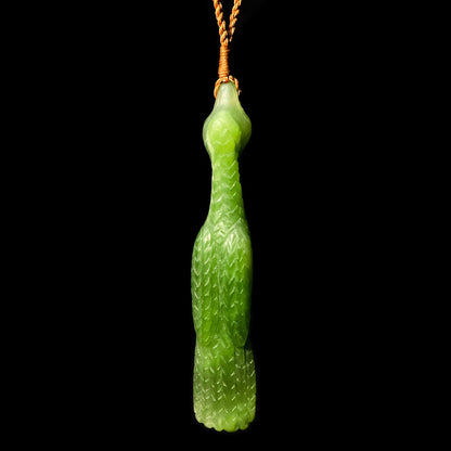 Kahurangi Jade Pārera (Duck) Pendant