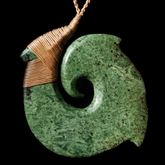 Pounamu Matau by Alex Sands Pendant