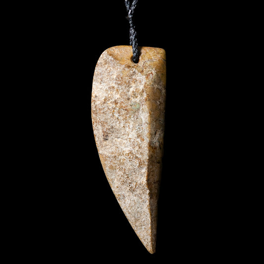 Raw Edge Pounamu Rei-Niho by Nick Balme Pendant