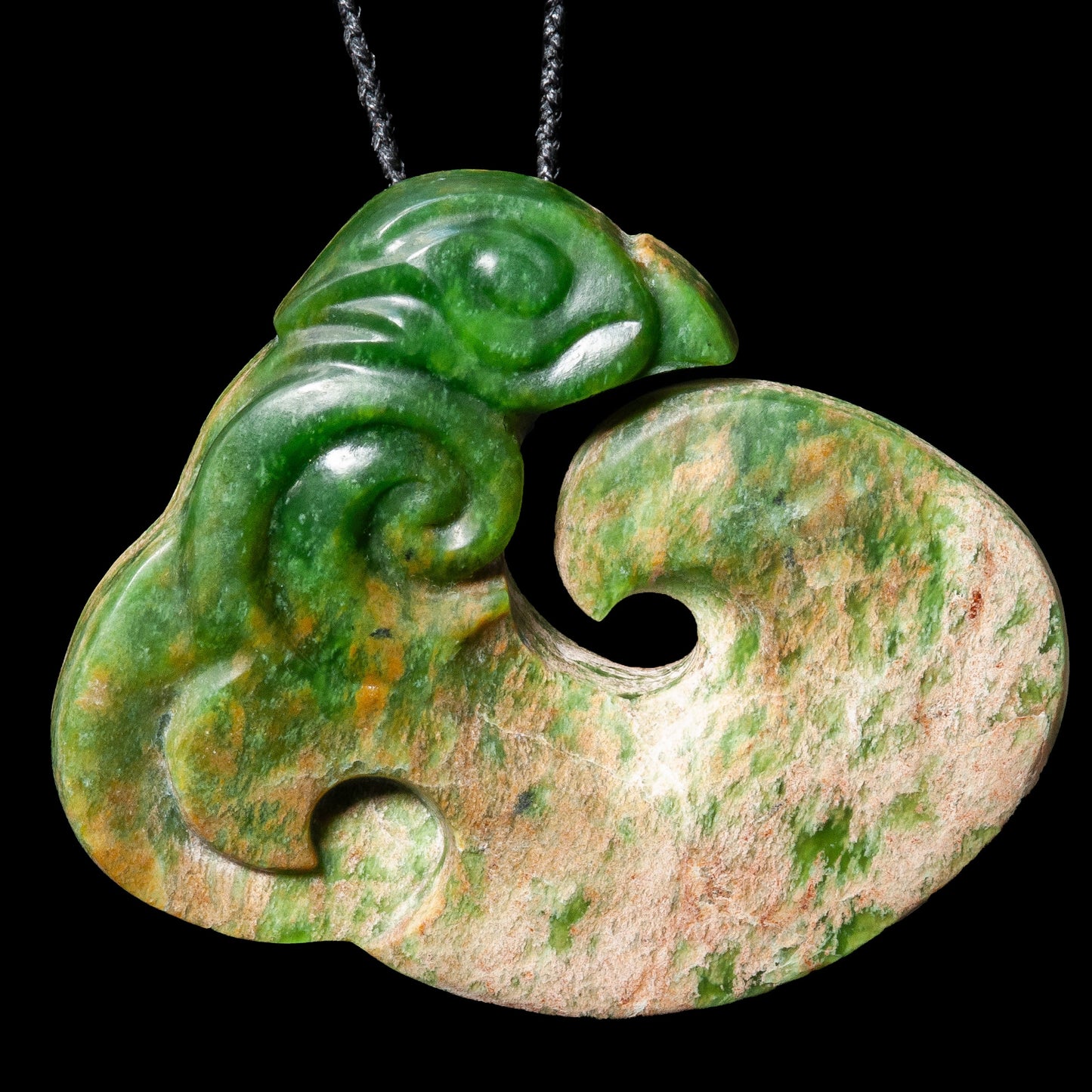 Stunning Contemporary Jade Manaia Pendant