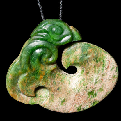 Stunning Contemporary Jade Manaia Pendant