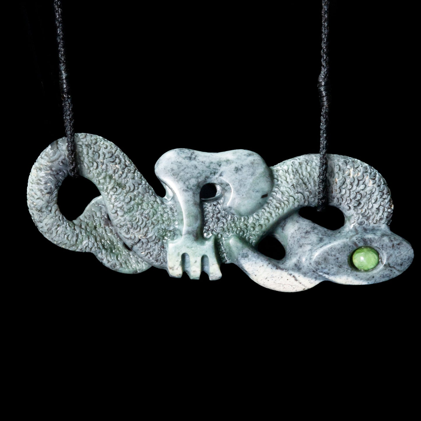 Detailed Nelson Jade Manaia by Nick Balme Pendant