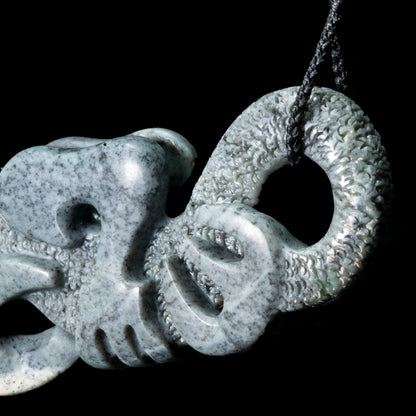 Detailed Nelson Jade Manaia by Nick Balme Pendant