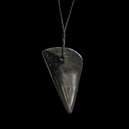 Contemporary Jade drop pendant, hand-crafted Necklace