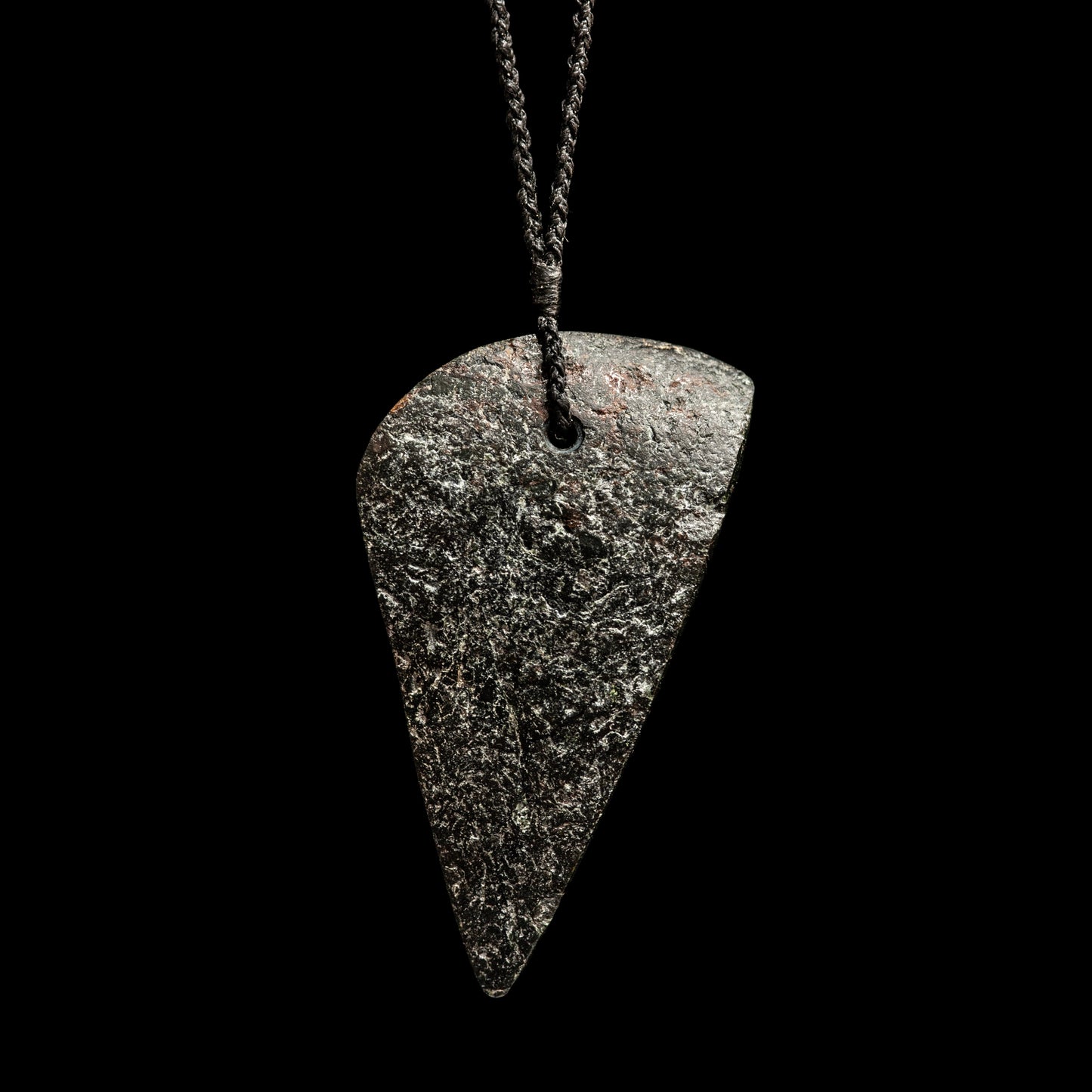 Contemporary Jade drop pendant, hand-crafted Necklace