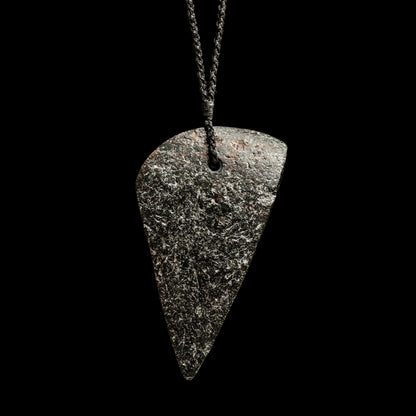 Contemporary Jade drop pendant, hand-crafted Necklace