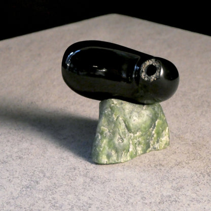 Jade Flute Sculpture - by Nick Balme