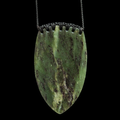 Jade Rei-Niho or Tooth Pendant by Reagan Bregman