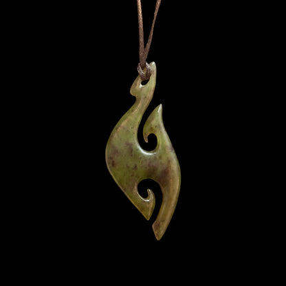 Jade Koru by Shaun Gardiner Pendant