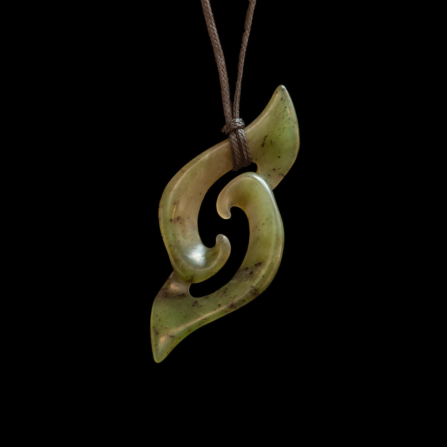 Jade Koru by Shaun Gardiner Pendant