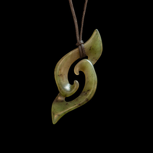 Jade Koru by Shaun Gardiner Pendant