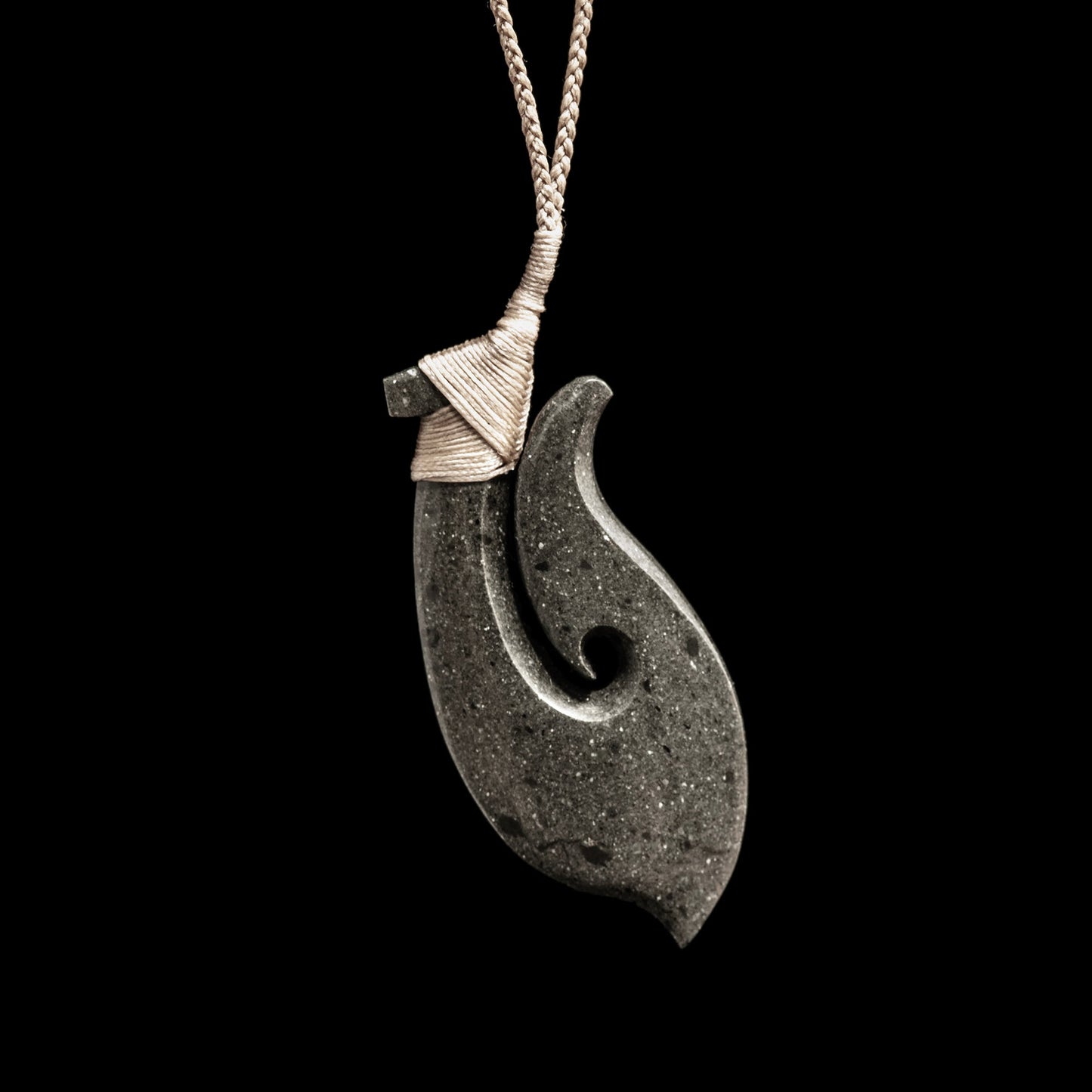 Curved Hei Toki by Alex Sands Pendant