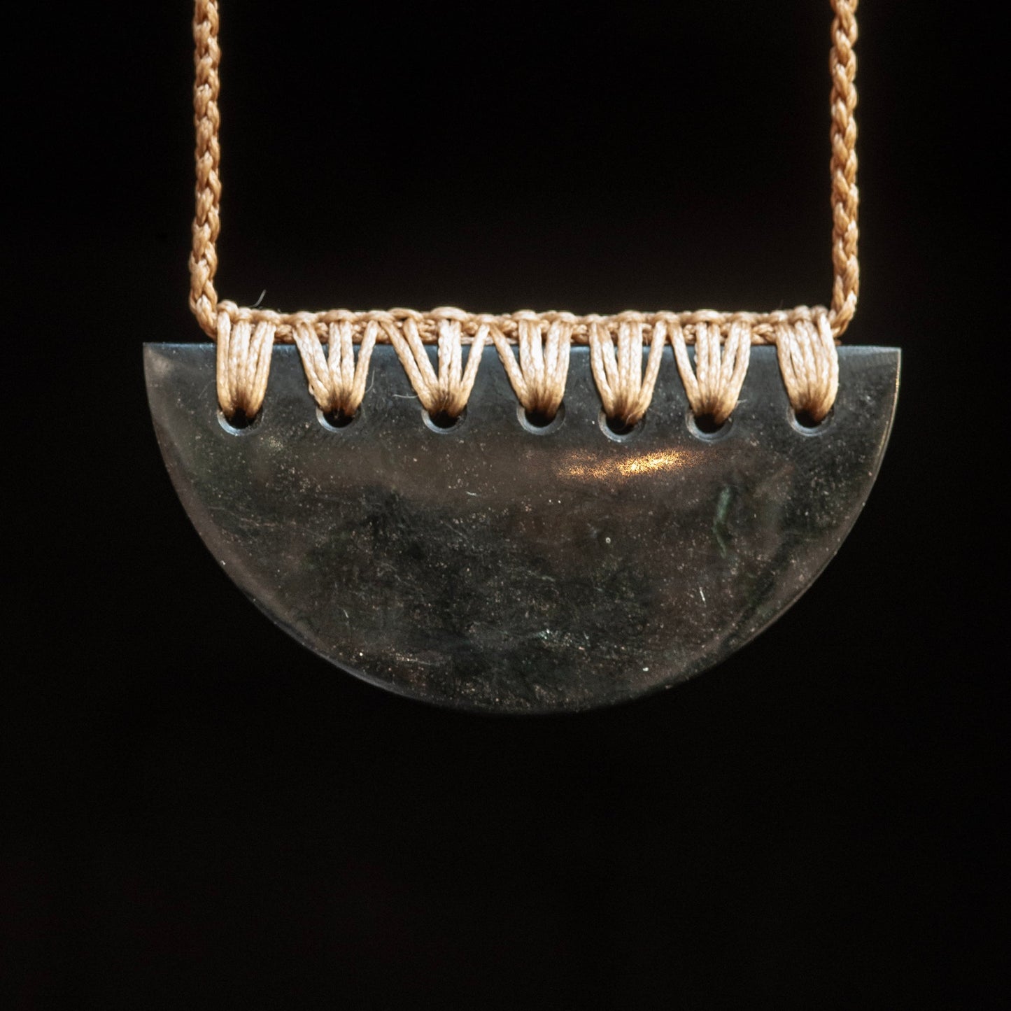 Onewa Breast Plate Hand-carved by Alex Sands Pendant