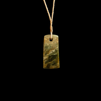 Jade Toki hand carved pendant by Nick and Mady - HM Necklace