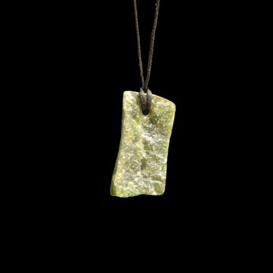 Jade Toki hand carved pendant by Nick and Mady Necklace
