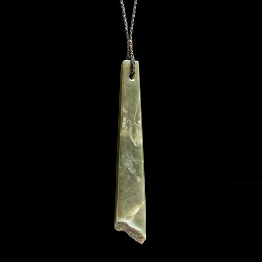 Jade Toki hand carved pendant by Nick and Mady Necklace