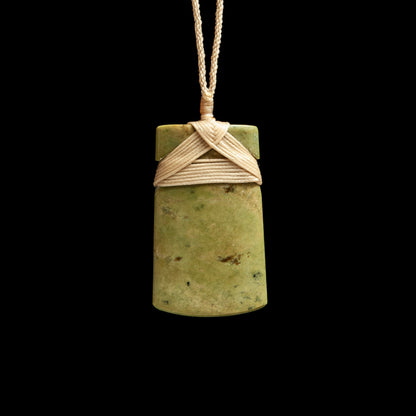 Jade Toki hand carved pendant by Nick and Mady Necklace