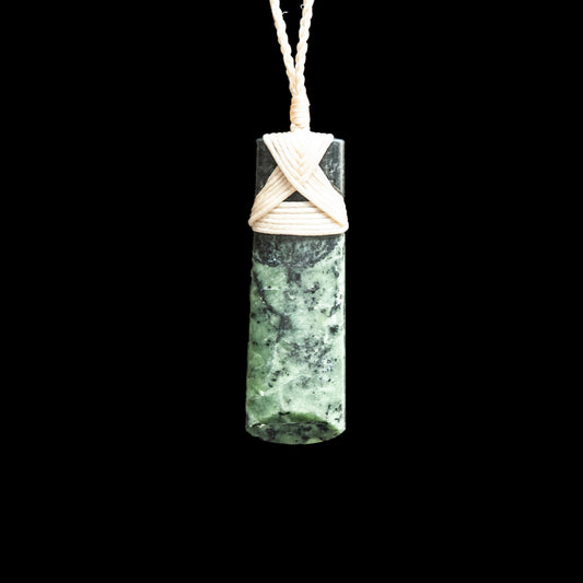 Jade Toki hand carved pendant by Nick and Mady Necklace
