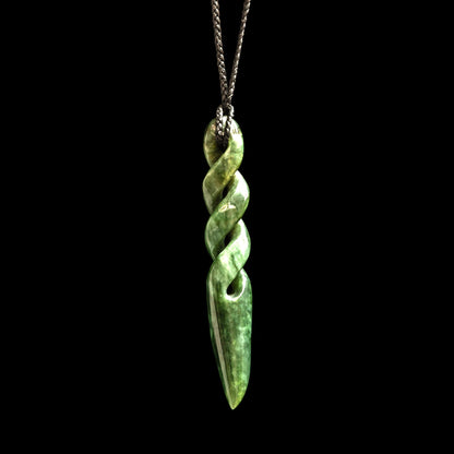 Jade Pikorua (twist) by Alex Sands Pendant