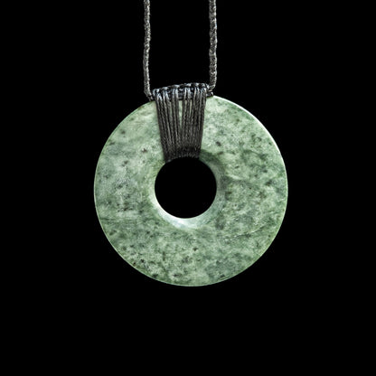Handmade Jade disc by Alex Sands Necklace