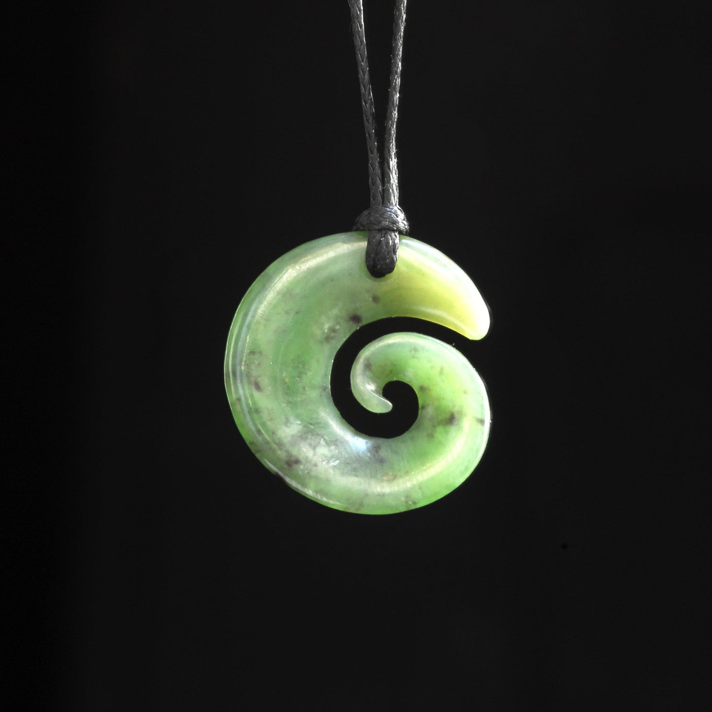 Jade Koru by Shaun Gardiner Pendant