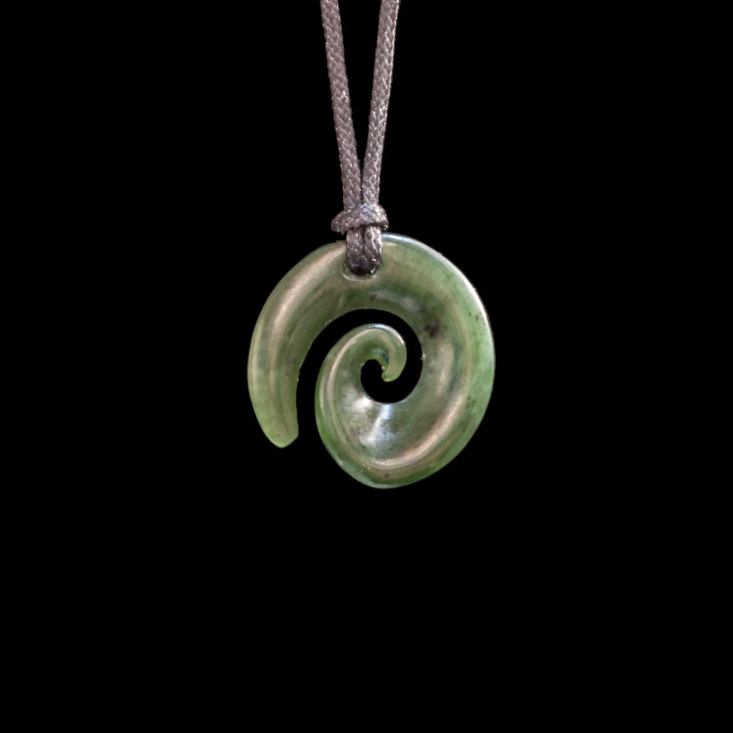 Jade Koru by Shaun Gardiner Pendant