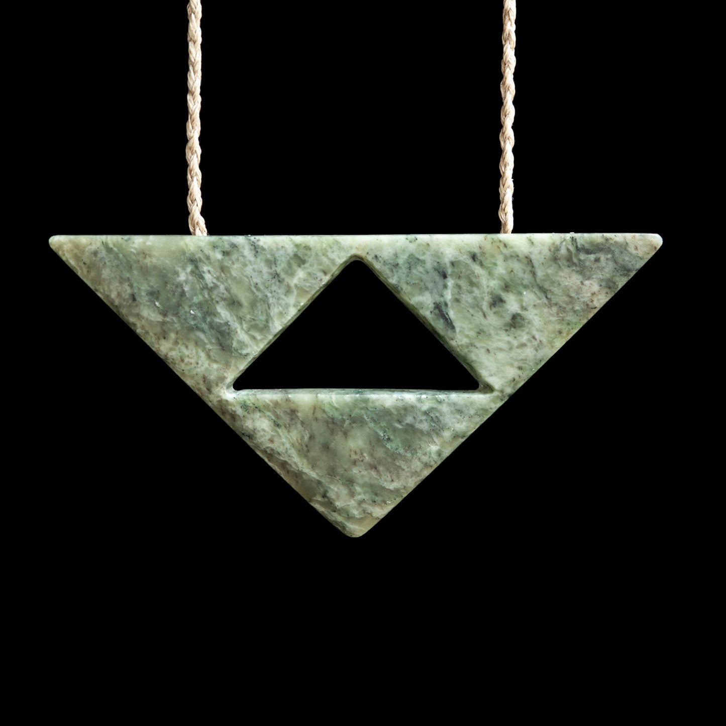 Handcarved Jade Breast Plate by Tim Steel Pendant