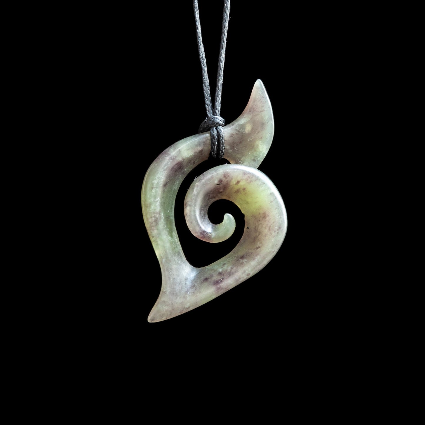 Jade Koru Pendant by Shaun Gardiner HM