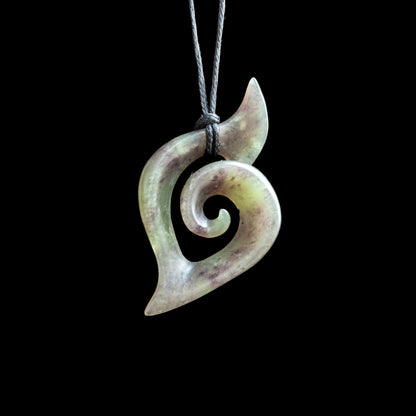 Jade Koru Pendant by Shaun Gardiner HM
