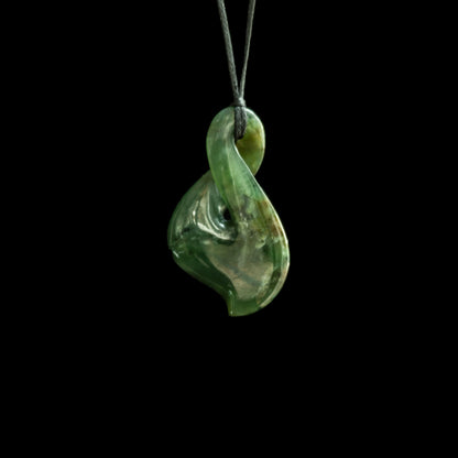 Jade Twist by Luke Gardiner Pendant