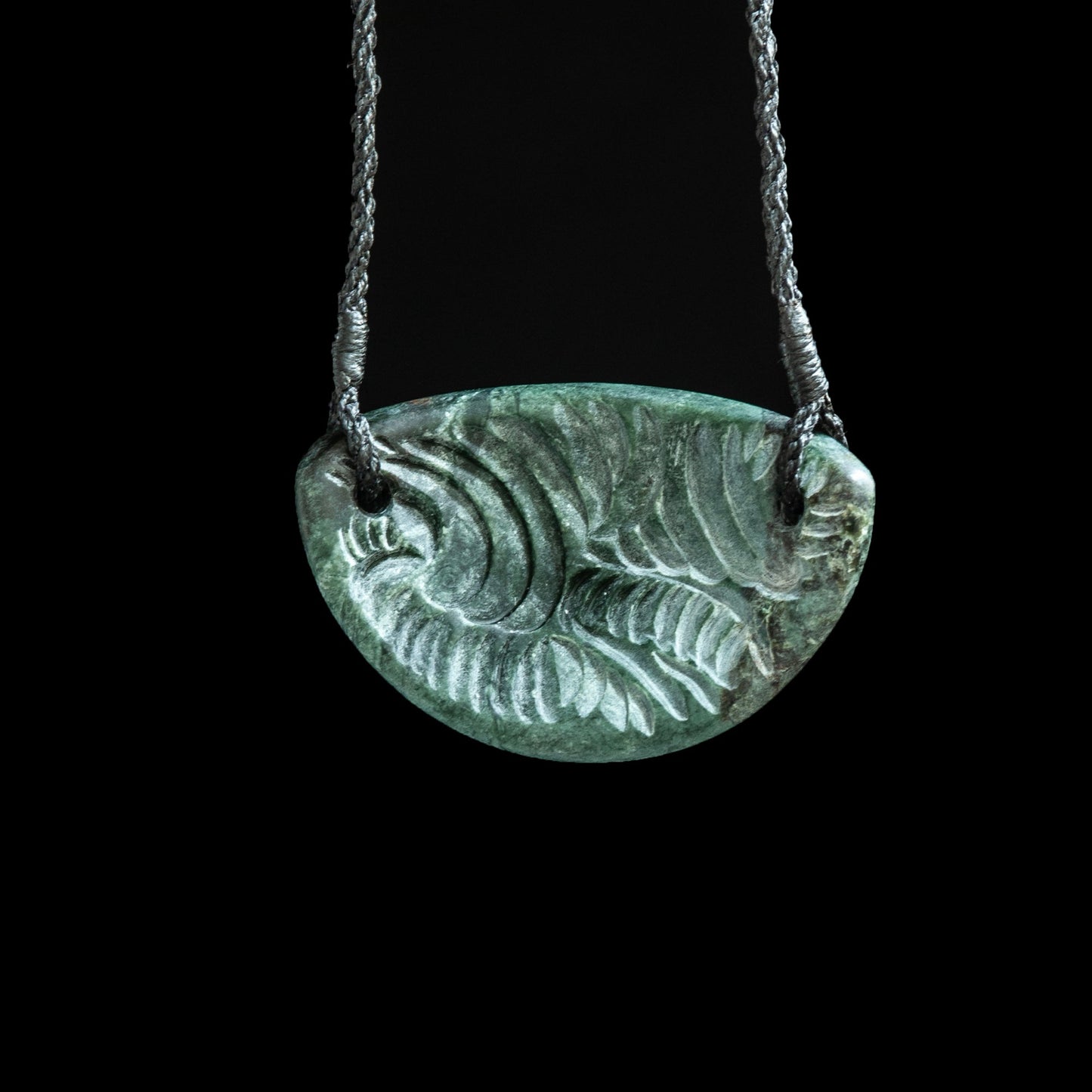 Jade Breast Plate, hand-crafted by Madelyne Gourdin Pendant
