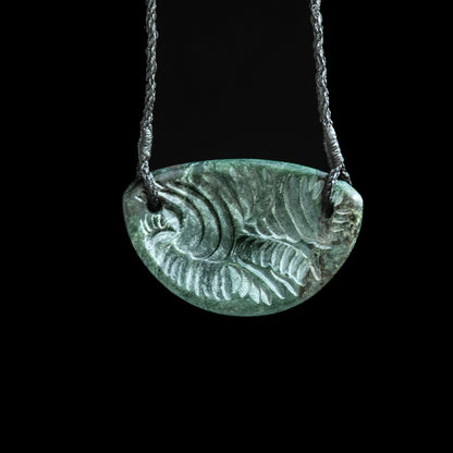 Jade Breast Plate, hand-crafted by Madelyne Gourdin Pendant