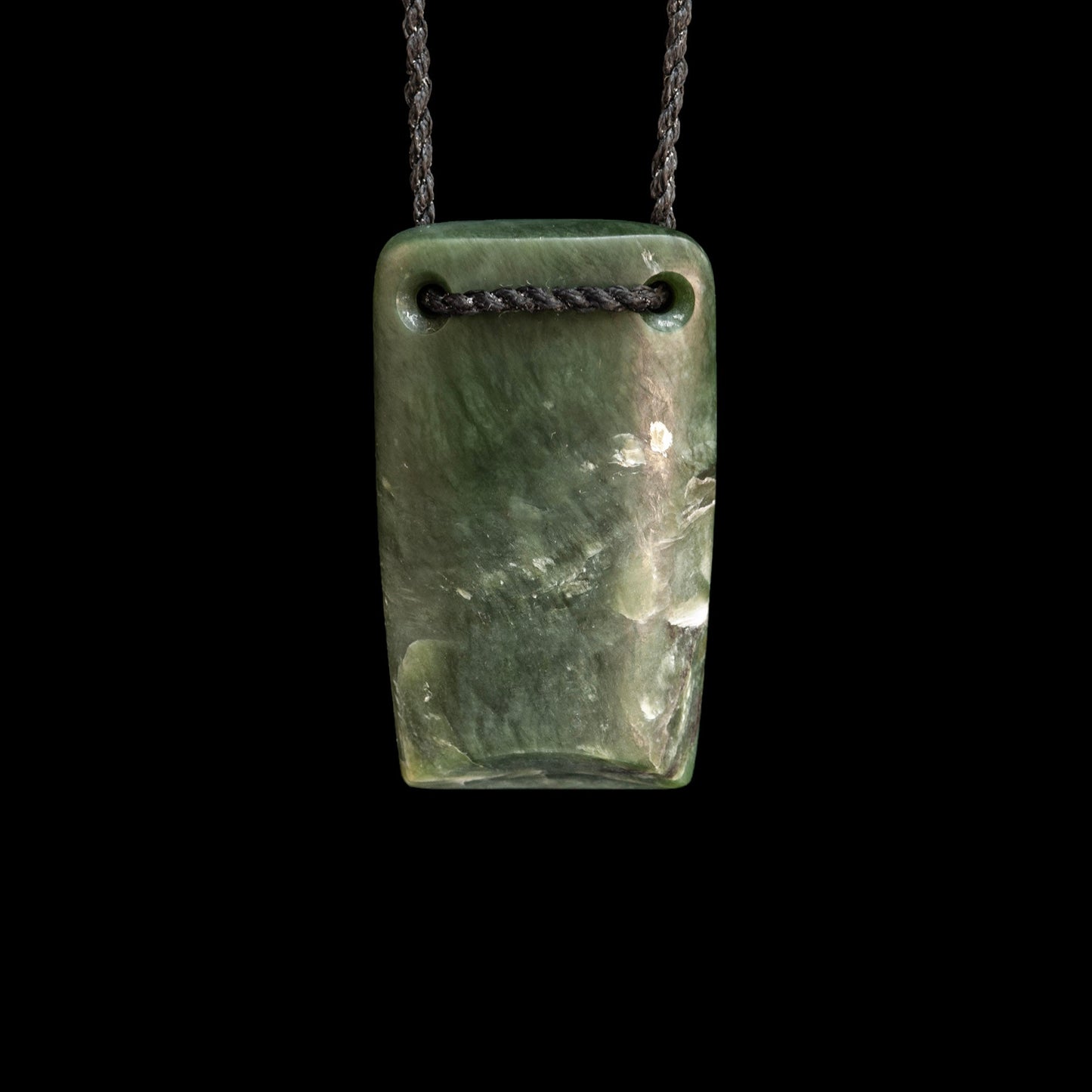 Medium Toki, handcrafted jade pendant