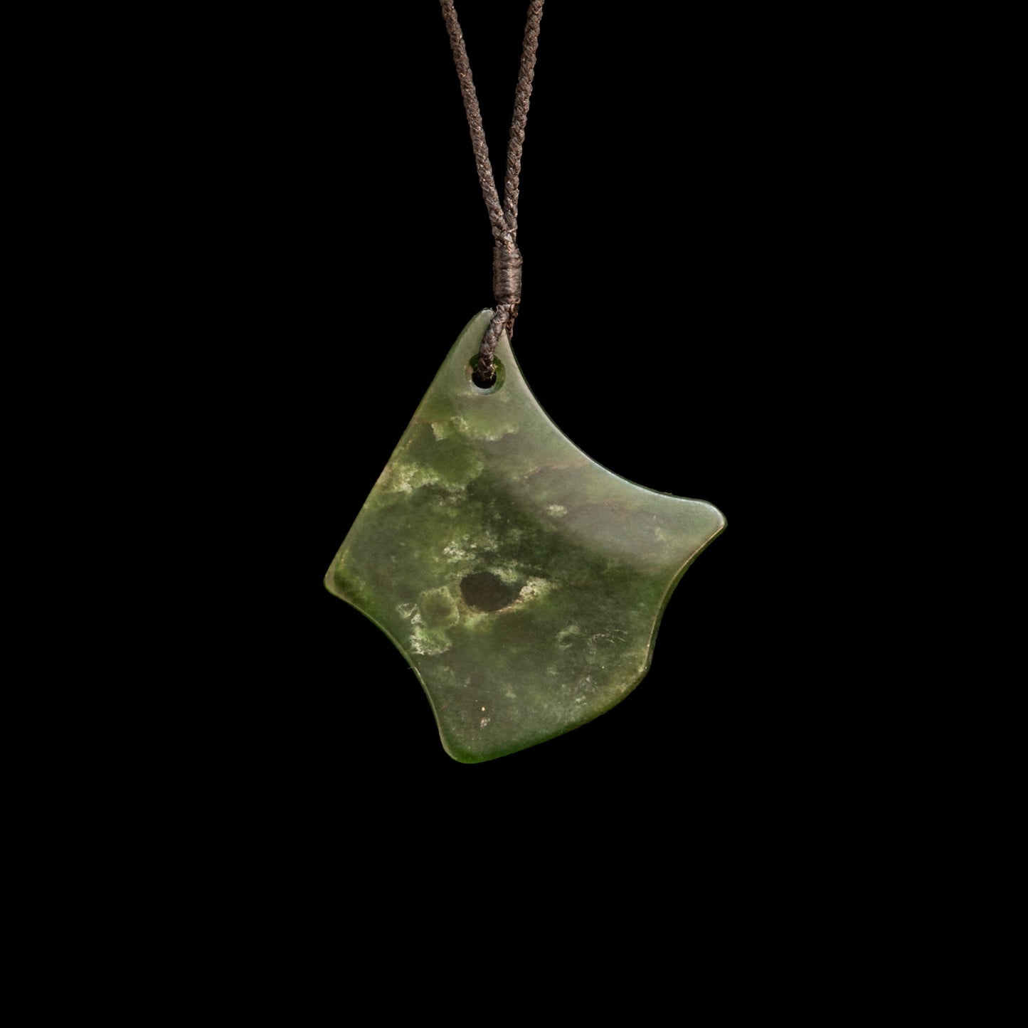 Freeform Jade handcrafted pendant
