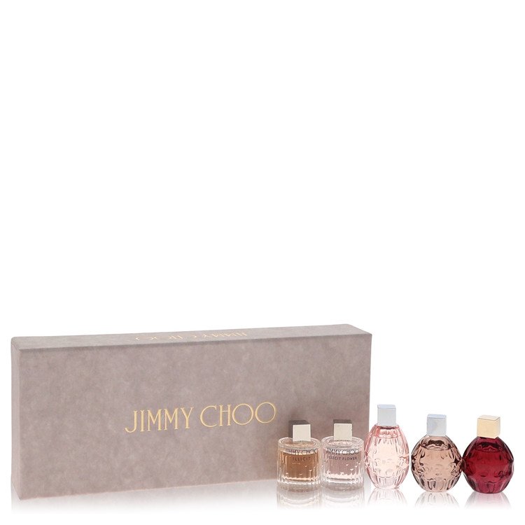 Jimmy Choo Fever Gift Set - 3 x .15 oz Mini EDP Sprays in Jimmy Choo Illicit, Jimmy Choo, & Jimmy Choo Fever + 2 x .1 by Jimmy Choo --