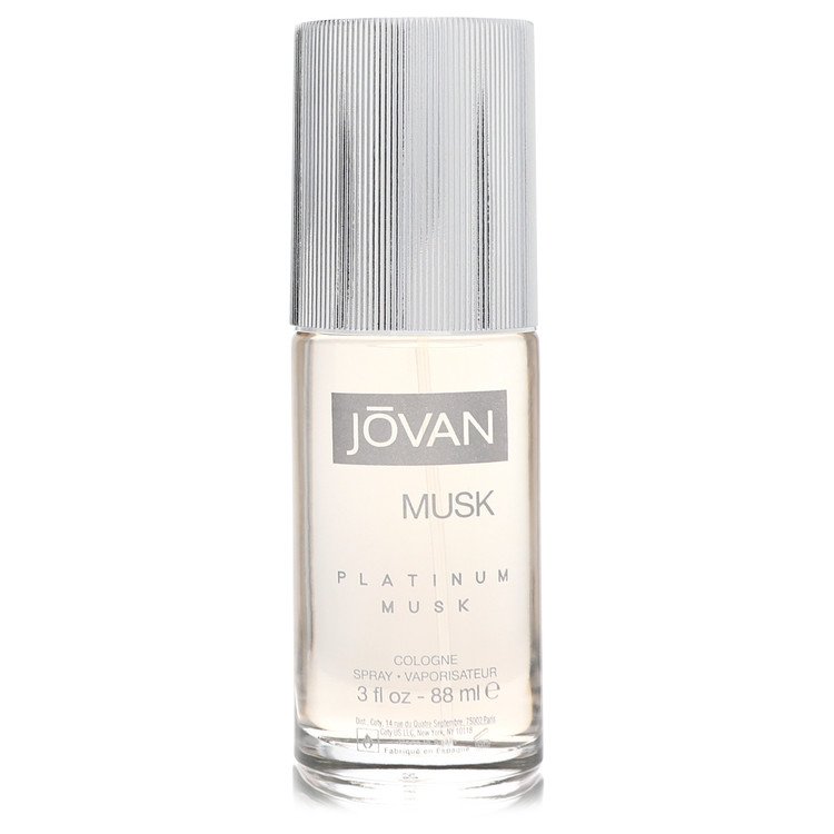 Jovan Platinum Musk Cologne Spray (unboxed) by Jovan 90 ml